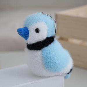 Toucan Plush Stuffed Doll Keychain Cute Simulation Parrot <b>Little</b> Bird Pendant <b>Backpack</b> Charm Toys Key Chain Accessories - Product Image 2