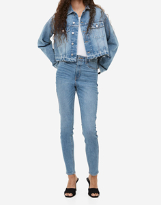 Nuevo Diseño, Jeans Ajustados Casuales de Tallas Grandes para Mujer, Lavado Claro, Pantalones Vaqueros Holgados - Product Image 5