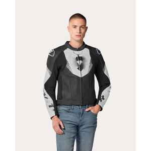 Combinaison de course de moto en cuir, coupe-vent, personnalisable, veste de moto pour homme - Tourisme et aventure - Product Image 3