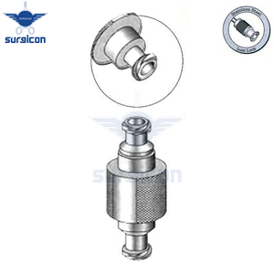 Dispositivo de Sujeción de 34.7 mm de Longitud con Conexión Luer Lock, Dispositivo Quirúrgico de Acero Inoxidable, 6 mm de Diámetro Exterior, 4 mm de Diámetro Interior - Product Image 5