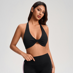 <span class=keywords><strong>Reggiseno</strong></span> sportivo da donna con scollo a V profondo, allacciatura all'americana, <span class=keywords><strong>schiena</strong></span> <span class=keywords><strong>scoperta</strong></span>, supporto elevato, imbottito, traspirante, in nylon ed elastan, <span class=keywords><strong>per</strong></span> yoga, allenamento, fitness e palestra - Product Image 5