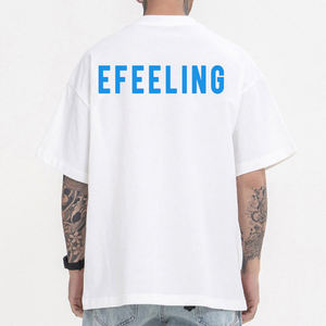 Stormy Never Run T-Shirt Men's Oversized Cropped Streetwear Short Sleeve 100% Cotton Jersey O-Neck Style Custom <b>Logo</b> - Product Image 5