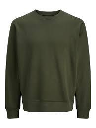 Sudadera de Hombre de Alta Calidad, Lisa, Cuello Redondo, Algodón Orgánico Sostenible, Forro Interior Suave, Moda Otoño Invierno - Product Image 2