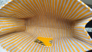 Sac fourre-tout en coton Kantha matelassé jaune de qualité supérieure avec fermeture éclair, style bohème, sac à bandoulière pour femmes - Product Image 2