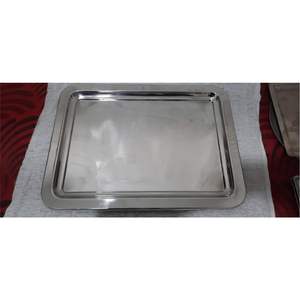 Plateau de service rond en acier inoxydable de haute qualité, finition miroir, pour restaurant et hôtel, plat de cuisine durable - Product Image 4