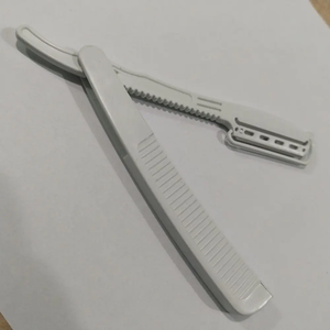 Navaja de Afeitar Desechable de Acero Inoxidable con Mango de Plástico de Alta Calidad para Hombre, para Salón de Belleza y Barbería - Product Image 3