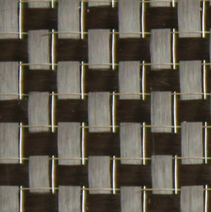 Tela de fibra de carbono híbrida con alambre metálico de alta conductividad - Product Image 1