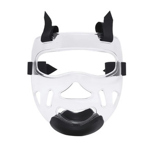 Máscara Deportiva Transparente YQ de Bambú con Marco de Acero al Carbono, Ligera, para Artes Marciales, Ajuste Universal, Protección Facial Completa - Product Image 1