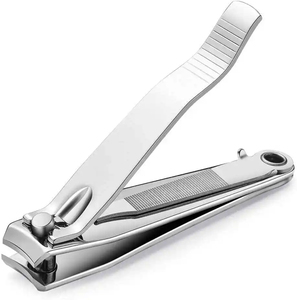 Coupe-ongles métallique de haute qualité à marque privée, design à levier lisse, qualité salon, outil de manucure et pédicure, fournisseur en gros - Product Image 4