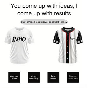 Maillot de baseball personnalisé brodé et sublimé, uniforme d'équipe respirant, fabricant de vêtements de sport OEM - Product Image 3