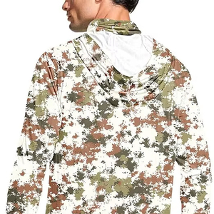 Chemises de chasse à manches longues de haute qualité pour hommes avec capuche et buff - Product Image 1