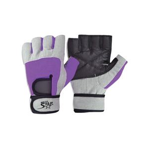 ถุงมือหนังสำหรับยิมระบายอากาศกันลื่นของผู้ชายถุงมือยกน้ำหนักออกกำลังกายฟิตเนสการฝึกอบรมการแข่งขัน - Product Image 1