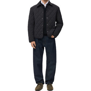 Chaqueta de plumón de secado rápido para hombre, cómoda chaqueta con capucha, cortavientos corto de invierno, chaquetas de plumón. - Product Image 5