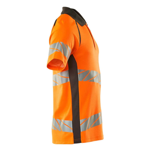 เสื้อโปโลสะท้อนแสง OEM คุณภาพสูงสำหรับผู้ชาย แขนสั้น เสื้อโปโลนิรภัยสะท้อนแสง - Product Image 3