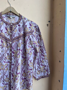 Blusa de Algodón Hecha a Mano con Manga Larga para Mujer, Bordado Floral, Prenda de Viaje, Precio de Fábrica, Gran Venta 2026 - Product Image 4