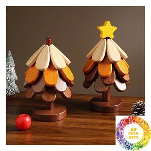Wooden <b>Trivet</b> Stand 24cm High and 9.7cm Wide with 3 to 5 Layers for Hot Pot and <b>Pan</b> Protection for Daily Use - Product Image 4