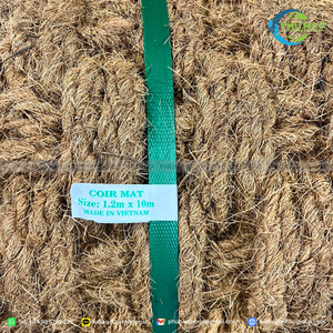 High quality outdoor garden coir mat 35mm thickness for road paving and <b>slip</b> prevention natural coconut fiber matting roll mat - Product Image 2