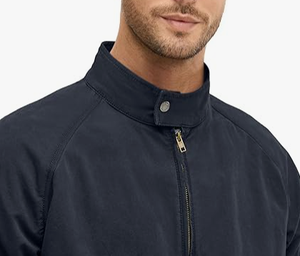 Chaqueta Bomber para Hombre, Ligera, Cortavientos, Casual, Elegante, con Cremallera Bidireccional, para Todas las Temporadas - Product Image 3