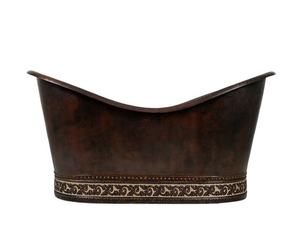 Bañera de cobre para adultos de nuevo diseño, bañera pesada con forma de diseñador único, Fabricante Mayorista de doble pared hecho a mano - Product Image 1