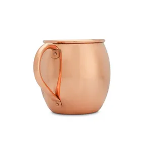 Stylish Copper Mule <b>Mug</b> Perfect for Moscow Mule Cold Coffee and Refreshing Drinks from Indian Manufacturer and Supplier - Product Image 1