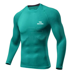 เสื้อคอมเพรสชั่นผู้ชายแบบแห้งเร็วแขนยาว สกรีนโลโก้ของคุณเองได้ - Product Image 3