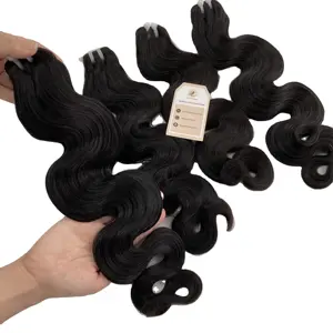 Gran descuento en extensiones de cabello Remy de doble trama suave y suave para pelucas de cabello humano