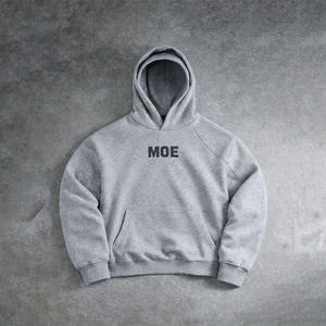 Sudaderas con capucha de alta calidad con logotipo personalizado, 100% algodón, forro polar, sin cordones, transpirables, para hombre. - Product Image 1