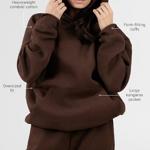 Sudadera con Capucha para Mujer, de Forro Polar, Ecológica, Transpirable por Delante, Estampada, Tejida, de Color Sólido, Informal, de Manga Larga, para Otoño, Invierno y Primavera - Product Image 6
