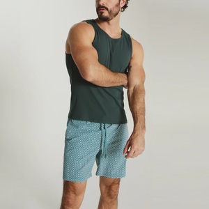 Débardeur côtelé de haute qualité, personnalisé, ajusté, en coton côtelé, pour hommes, pour la salle de sport, l'entraînement, le streetwear, t-shirt sans manches - Product Image 5