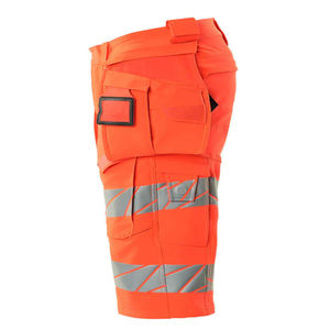 Nouveaux shorts de sécurité d'hiver pour hommes, décontractés, haute visibilité, taille élastique, bande réfléchissante, vêtements de travail, logo personnalisé, haute qualité - Product Image 6