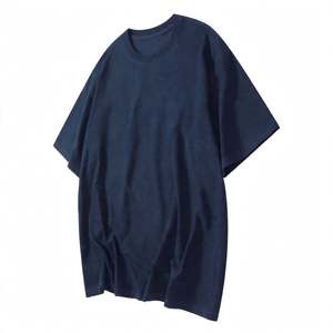 เสื้อยืดผู้ชายทรงโอเวอร์ไซส์ ผ้าฝ้ายเรียบง่าย สวมใส่สบาย ระบายอากาศได้ดี สีพื้น แขนสั้น สปอร์ต คอกลม - Product Image 1