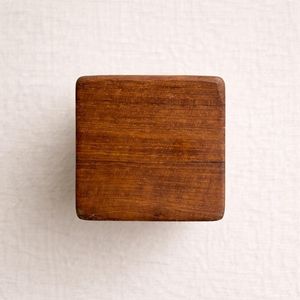Square Wooden Furniture Knob Natural Wood Cabinet Handle <b>Rustic</b> Drawer Pull Modern Design Smooth Oak Drawer Knob - Product Image 1