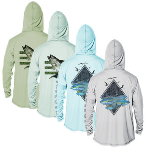Chemise de pêche unisexe à manches longues, séchage rapide, anti-UV UPF 50, coupe ajustée, grande taille, confortable et douce, prix de gros usine - Offre Spéciale - Product Image 3