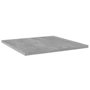 Juego de 4 piezas gris hormigón de 15,7 "x 15,7" x 0,6 "Tableros de estantería de madera de ingeniería para estanterías - Product Image 2