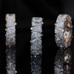 Anillo de Eternidad con Incrustaciones de Moissanita, Chapado en Rodio, Estilo Hiphop, Personalizado, Venta al Por Mayor de Fábrica, para Hombre, para Boda o Regalo - Product Image 1