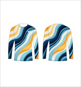 Men <b>White</b> Light Blue Swirl Long Sleeve T Shirt Retro Psychedelic Pattern Crewneck <b>Tee</b> Casual Streetwear Tops Gym Training Active - Product Image 4