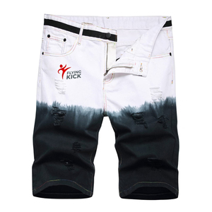 Latest Custom Made Casual <b>Jeans</b> Shorts for Men Solid Pattern in Custom Color Mid Waist 100% Cotton Made in Pakistan - Product Image 1