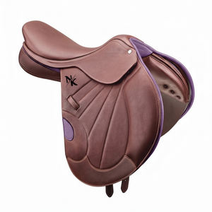 Silla de montar inglesa de cuero genuino de primera calidad, suave, cómoda y duradera, productos de carreras de caballos ingleses de la India. - Product Image 1