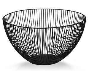 Modern Black Metal Wire Fruit <b>Basket</b> Decorative Storage Bowl for Kitchen Dining <b>Table</b> Countertop Organizer - Product Image 1