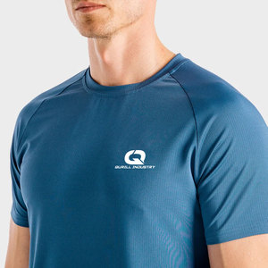 Camiseta Deportiva Casual de Punto Suave para Hombre, 180g, Transpirable, de Secado Rápido, para Entrenamiento y Uso Diario - Product Image 5