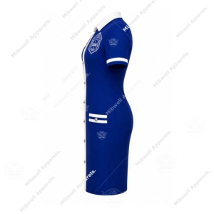 Vestido Largo de Verano para Mujer, Diseño Personalizado Zeta Phi Beta HBCU, 100% Algodón, Antiarrugas, Transpirable, con Botones al Frente - Product Image 3