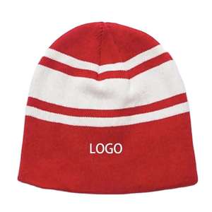 Gorro de Punto Elástico, Suave y Cálido, para Yoga y Fitness, con Rayas, para Entrenamiento - Product Image 2