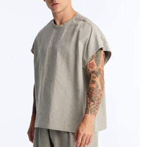 Conjuntos de Camiseta y Pantalones Cortos de Algodón Jersey para Hombre, Precio Económico, Alta Calidad, Venta al Por Mayor, Ropa de Verano 2023 - Product Image 2
