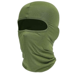 Masque de ski noir à trois trous avec broderie de crâne sportif, balaclavas BY BS 2026 - Product Image 1