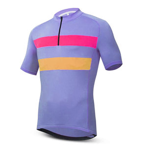 Ensembles de maillots de cyclisme unisexes respirants, écologiques, à séchage rapide, réversibles, de haute qualité, à manches courtes, personnalisables OEM 100% - Product Image 3