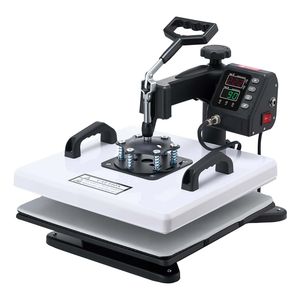 Pressa a Caldo Multifunzione 15x15 Pollici con Controllo Digitale Preciso 8 in 1, Rotazione a 360 Gradi, Riscaldamento Rapido per T-shirt e Tazze - Product Image 1