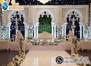 Marcos Decorativos Tallados Estilo Mughal para Bodas, Últimos Modelos Estilo Rajwada, Paneles de Boda Indios en Color Marfil para Venta en Eventos en el Reino Unido - Product Image 2