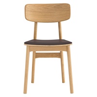 Silla de Comedor Contemporánea Premium con Asiento Tapizado en Cuero PU y Patas de Madera Sólida para Hogar, Oficina, Apartamento y Hotel