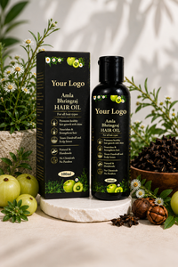 Aceite Capilar de Amla, Aceite Capilar de Bhringraj, Aceite Capilar Ayurvédico, Aceite Capilar Herbal, Aceite para el Crecimiento del Cabello, Aceite Anticaspa, Aceite para Fortalecer el Cabello - Product Image 4