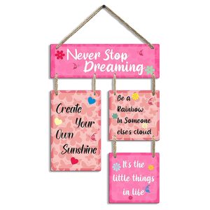 Arte Decorativo de Pared, Colgador de Pared de Madera MDF, Decoración para Sala de Estar/Dormitorio, Frases Decorativas, Artículo de Regalo, Arte Moderno para Colgar en la Pared del Hogar/Oficina - Product Image 6